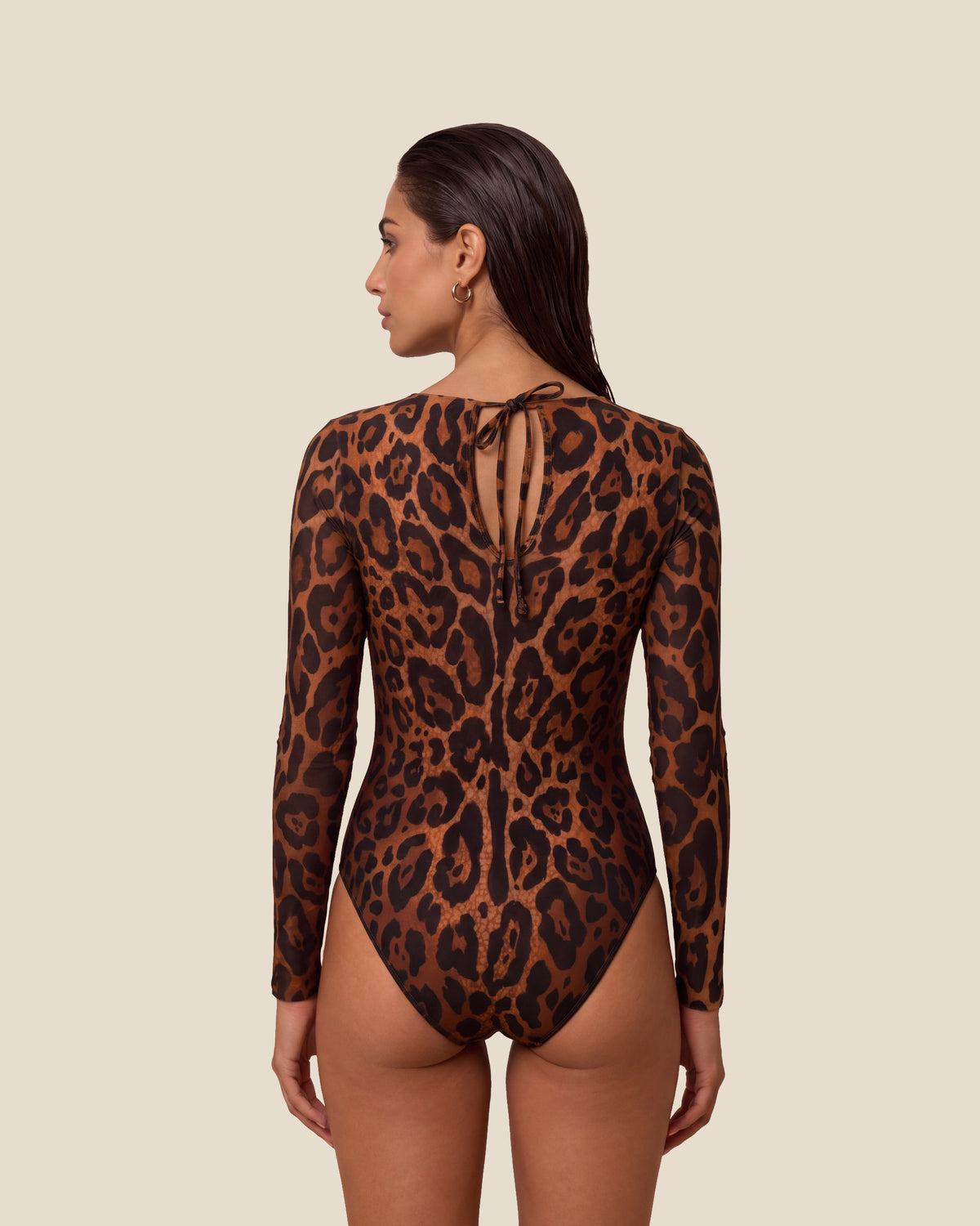 Love One-Piece Swimsuit with Sleeves